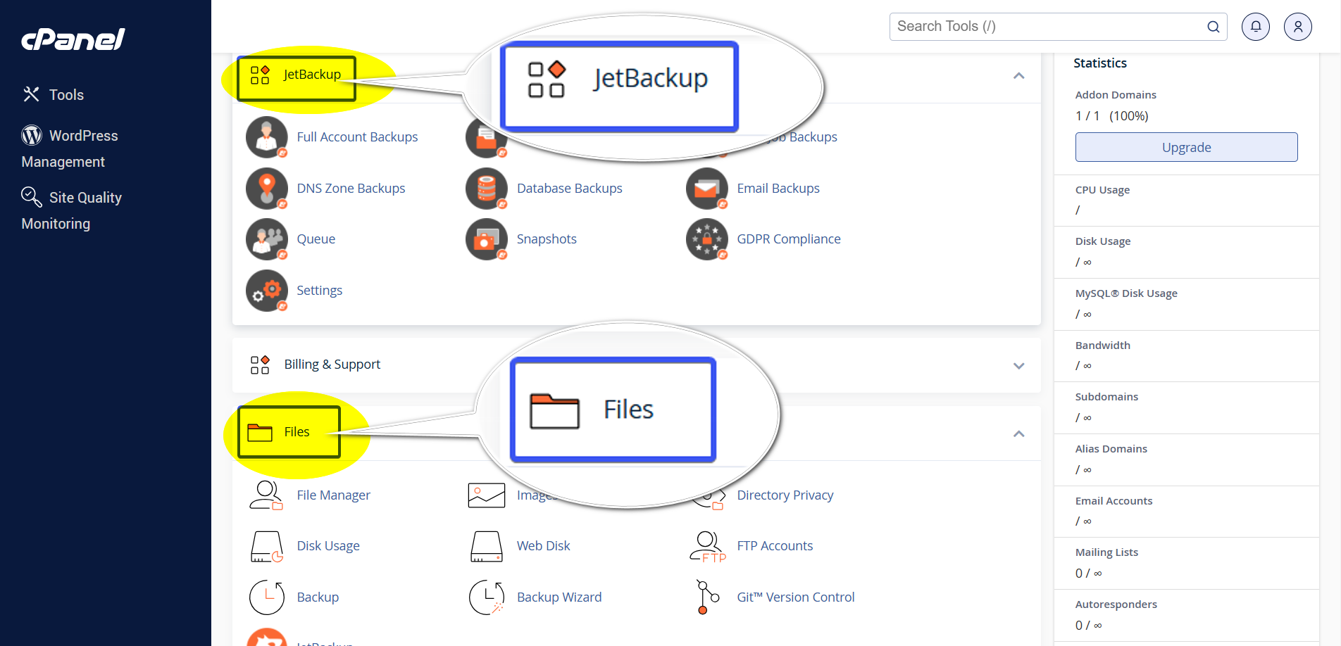 PHP Hosting - Automated Security & Backups